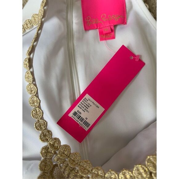 NEW Lilly Pulitzer Pearl Romper size 10 White - Picture 6 of 13